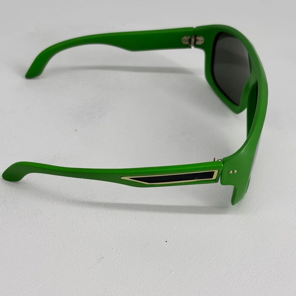 VTG Aviator Sunglasses Mens OS Green Good Japan 359 Flat Top Shield